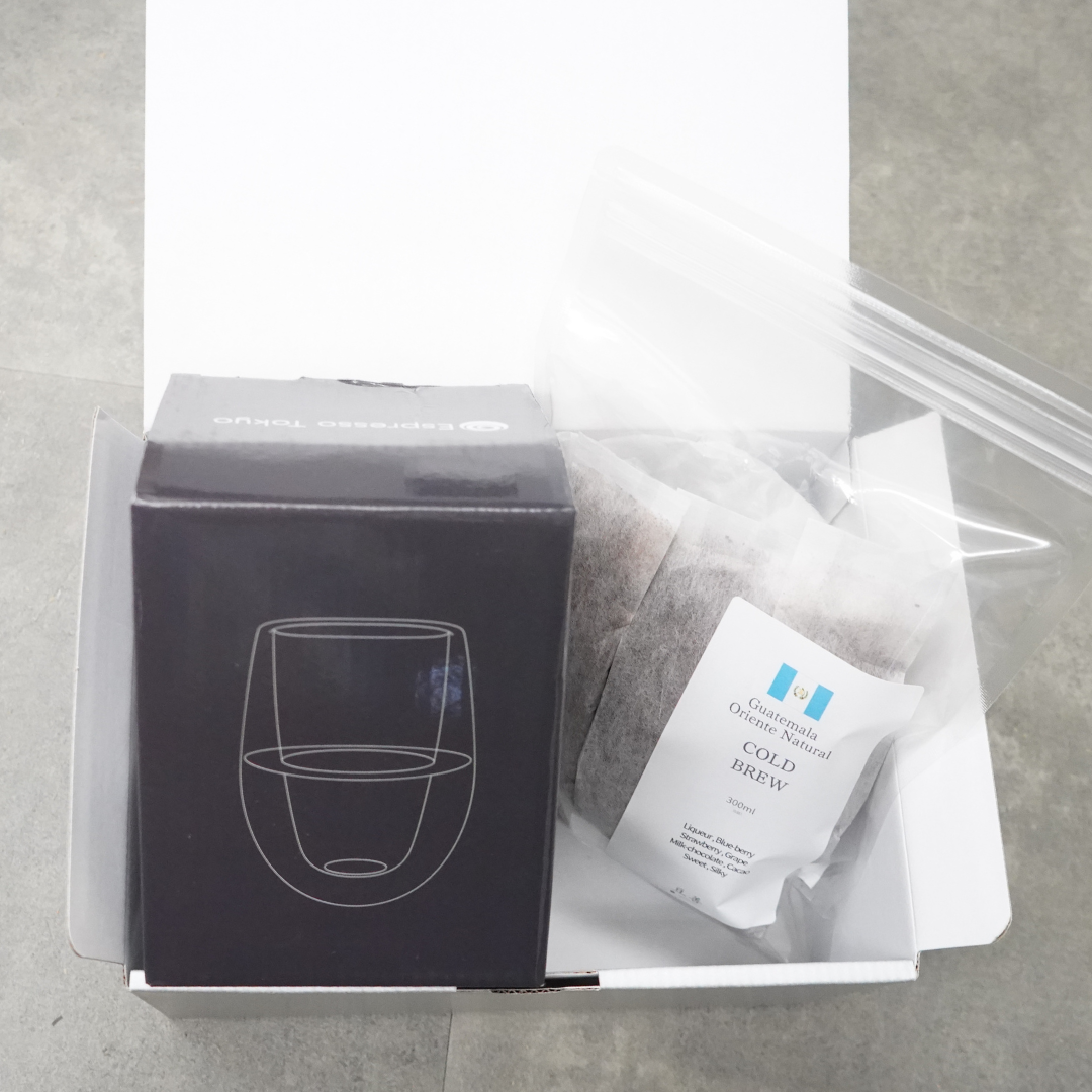 【大注目】氷を使わず冷やす!IceQuick Glass付き。手軽に楽しむ本格コールドブリューのセット