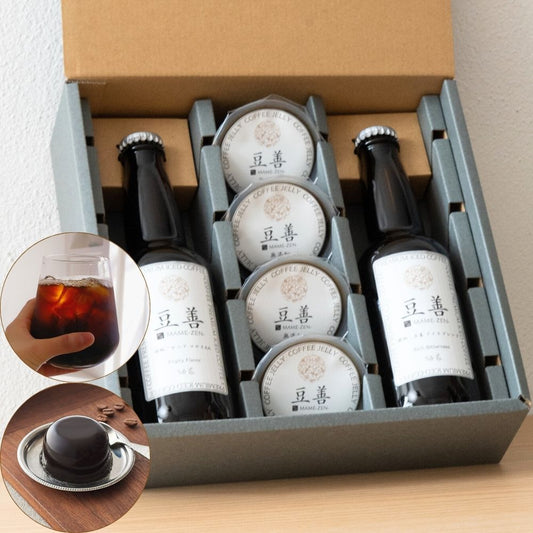 プレミアムアイスコーヒー2本とコーヒーゼリー4個のセット