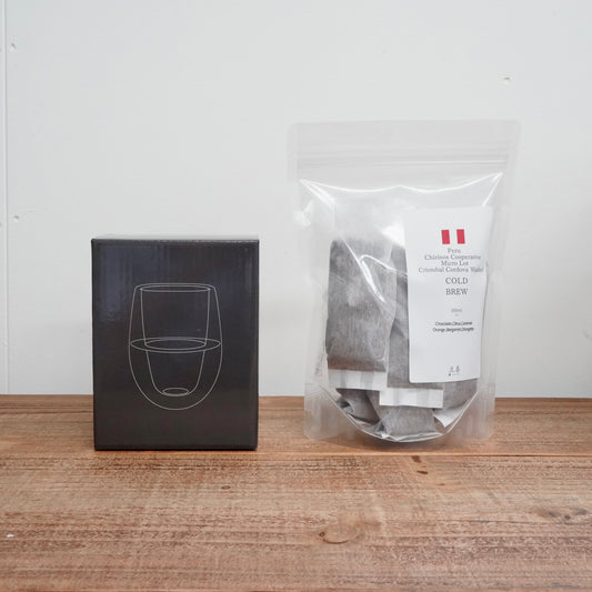 【大注目】氷を使わず冷やす！IceQuick Glass付き。手軽に楽しむ本格コールドブリューのセット